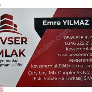 KEVSER EMLAK'TAN SATILIK ERZİNCAN ÇEVRE YOLU YANI TARLA